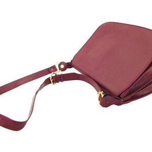 CARTIER Shoulder Bag Bordeaux x Gold Women Authentic secondhand